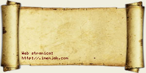 Nikolina Stoparić vizit kartica